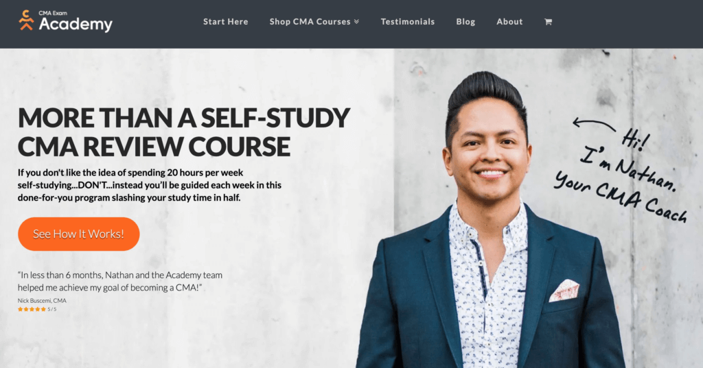 CMA Exam Academy Website